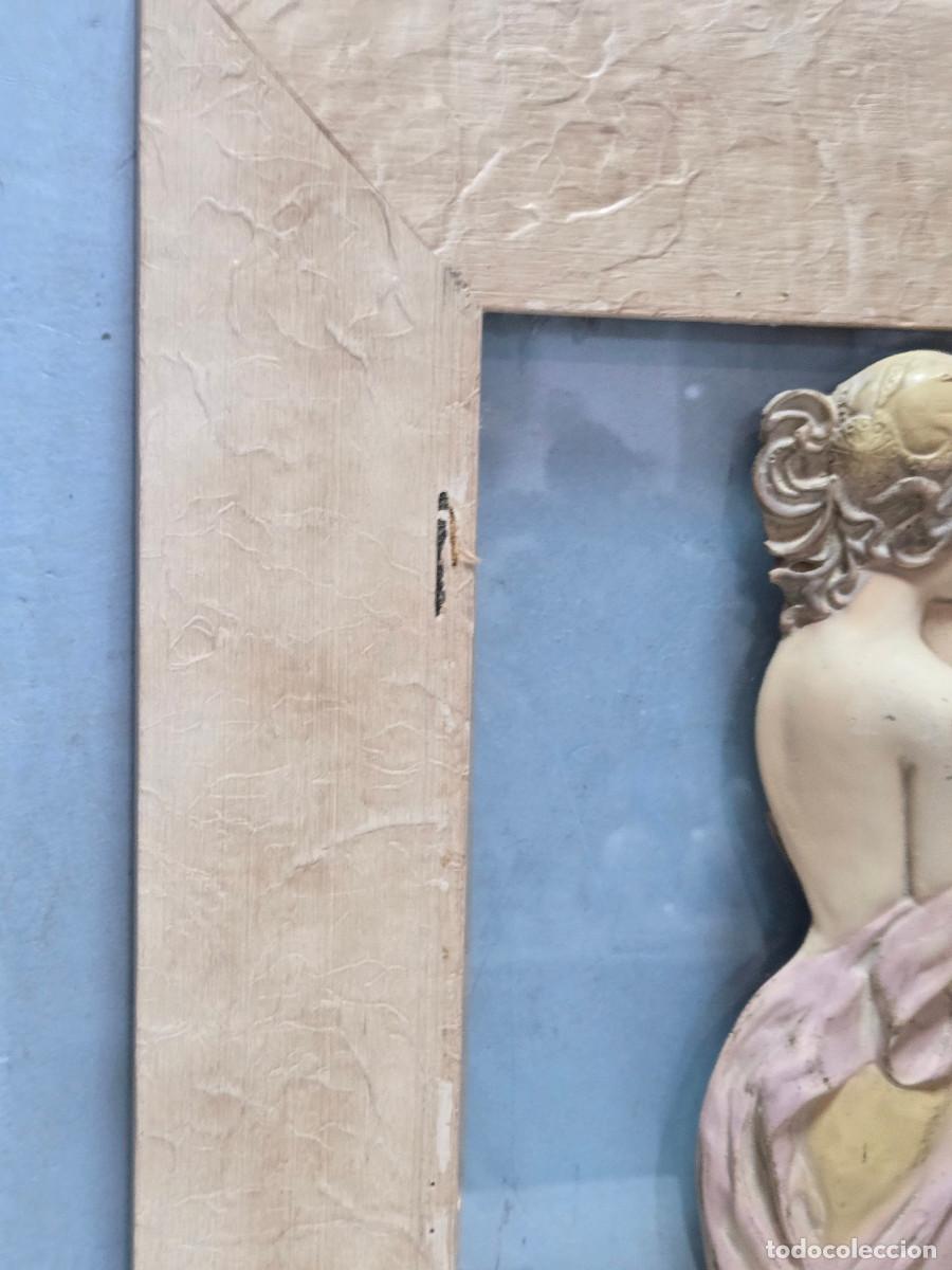 Vintage: cuadro con figura de mujer - Foto 3