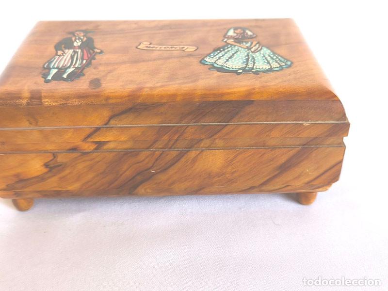 Vintage: CJA PEQUE&Ntilde;A DE MADERA GUARDA OBJETOS PEQUE&Ntilde;OS - Foto 3