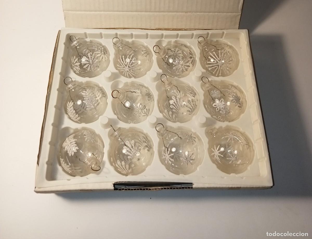 Vintage: 12 BOLAS DE NAVIDAD ANTIGUAS - Foto 1