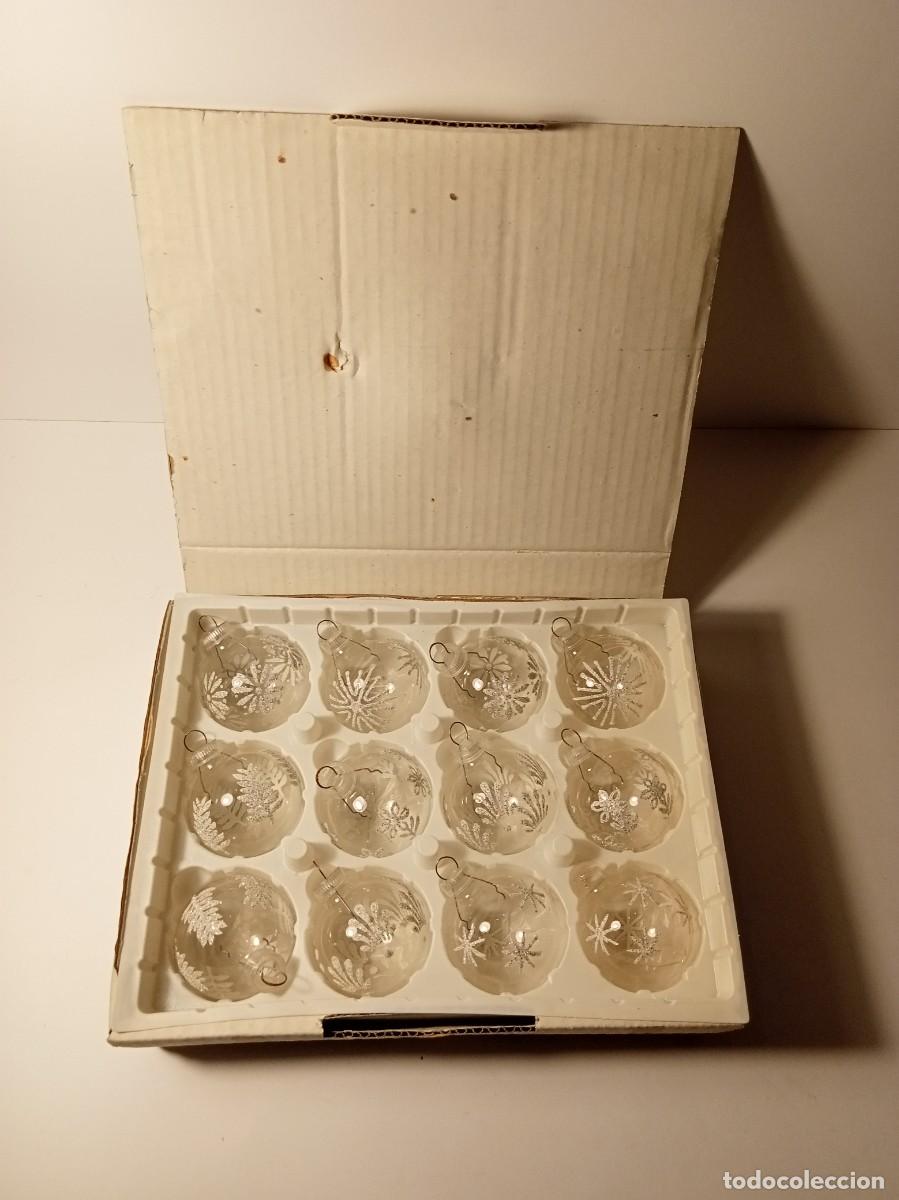 Vintage: 12 BOLAS DE NAVIDAD ANTIGUAS - Foto 3
