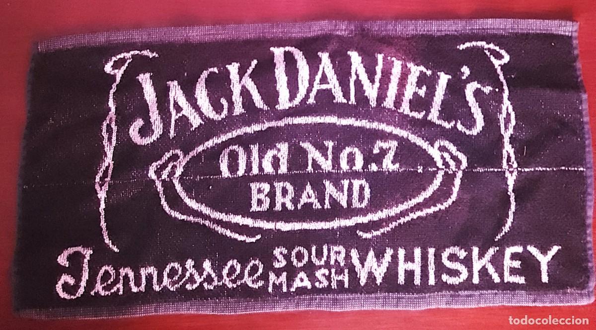 Vintage: JACK DANIEL`S-TOALLITA POSA VASOS-ORIGINAL 1973-SIN USO-LEER TODO-FOTOS