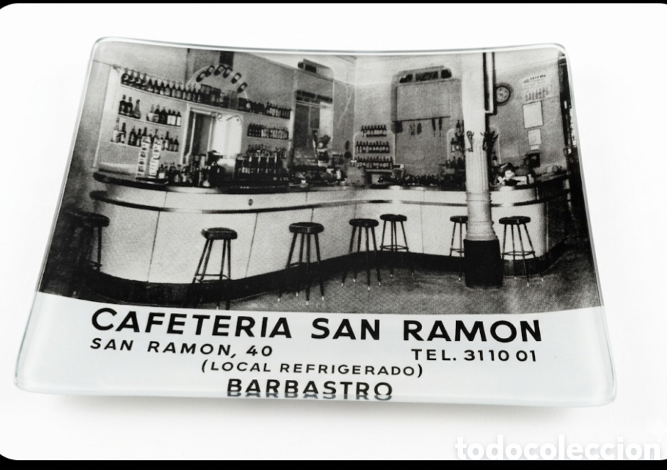 Vintage: Cenicero vintage antigua cafeter&iacute;a San Ram&oacute;n de Barbastro