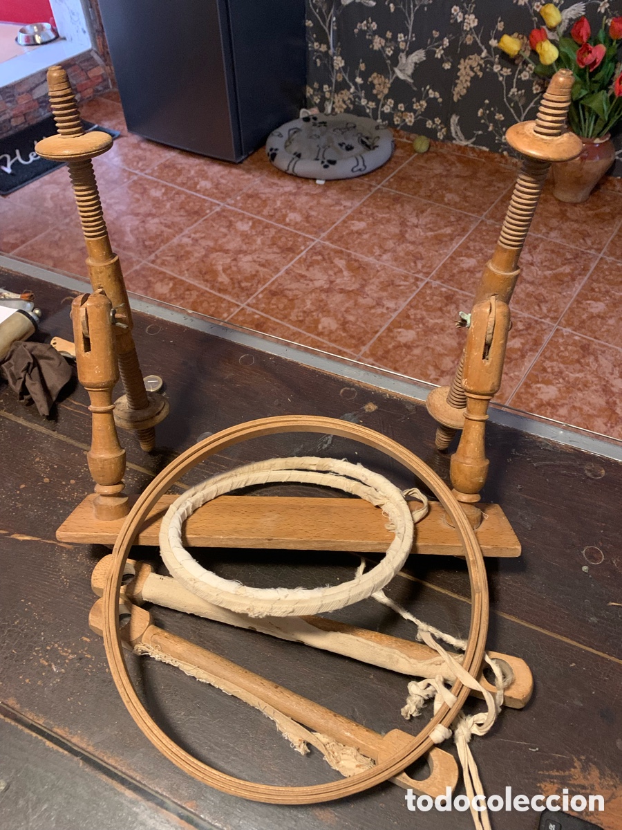 Vintage: VINTAGE - Antiguo BASTIDOR o TAMBOR de BORDAR