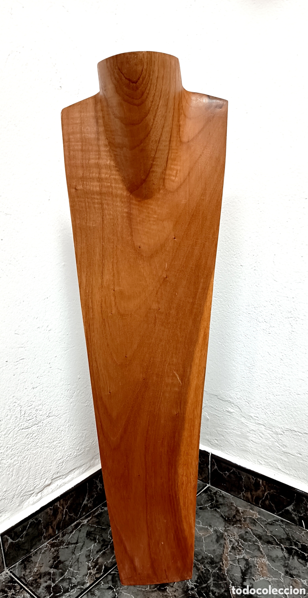 Vintage: Expositor vintage grande de madera para aparador, decoraci&oacute;n, pa&ntilde;uelos o collares, A&ntilde;os 90's