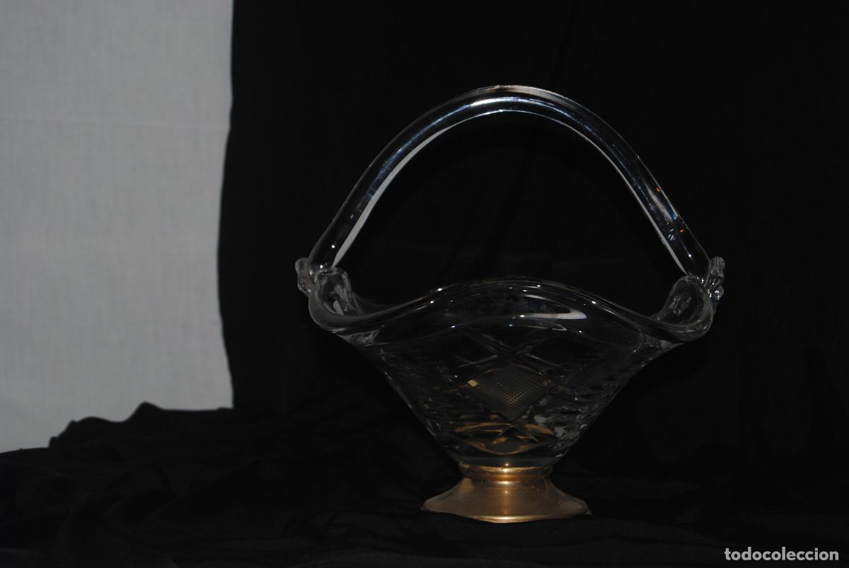 Vintage: 459 CESTO DE METAL DECORATIVO