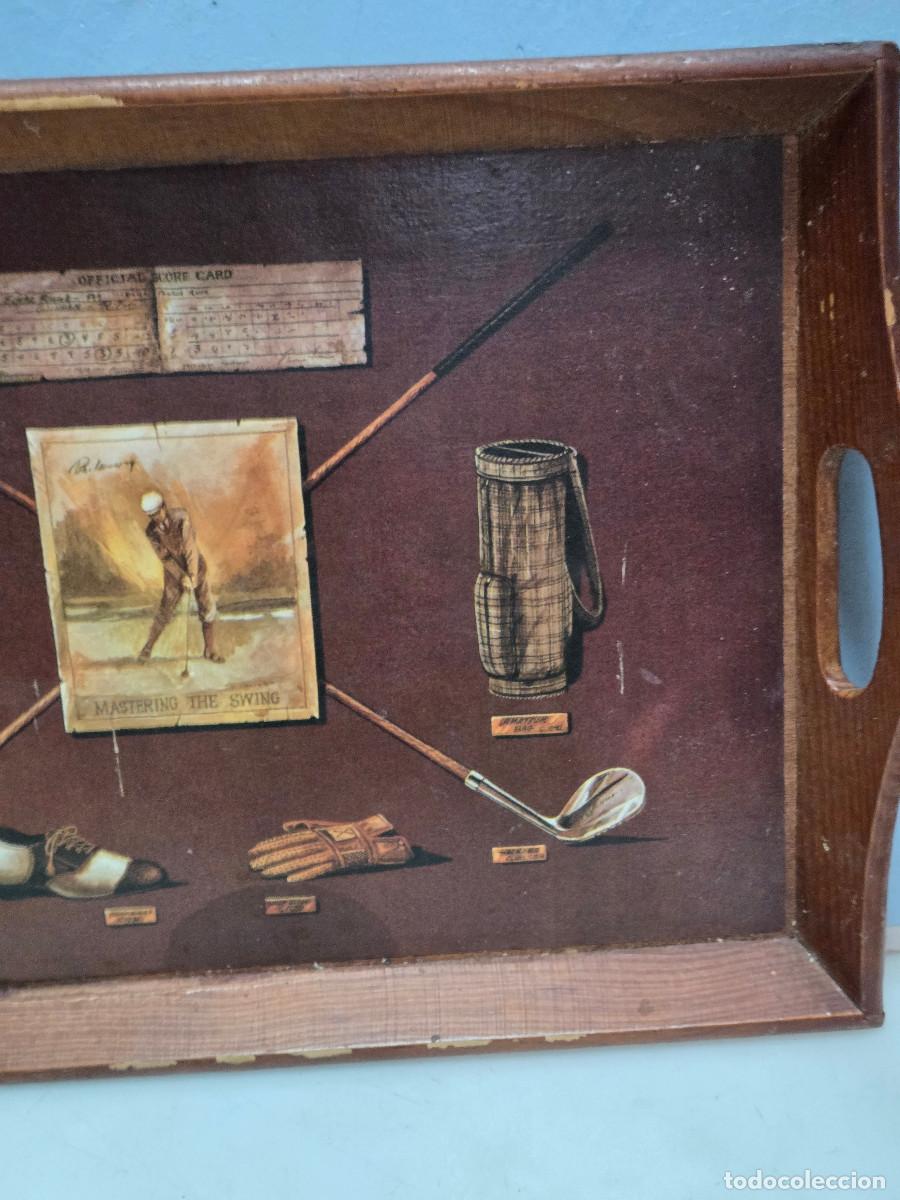 Vintage: bandeja de madera vintage - Foto 3