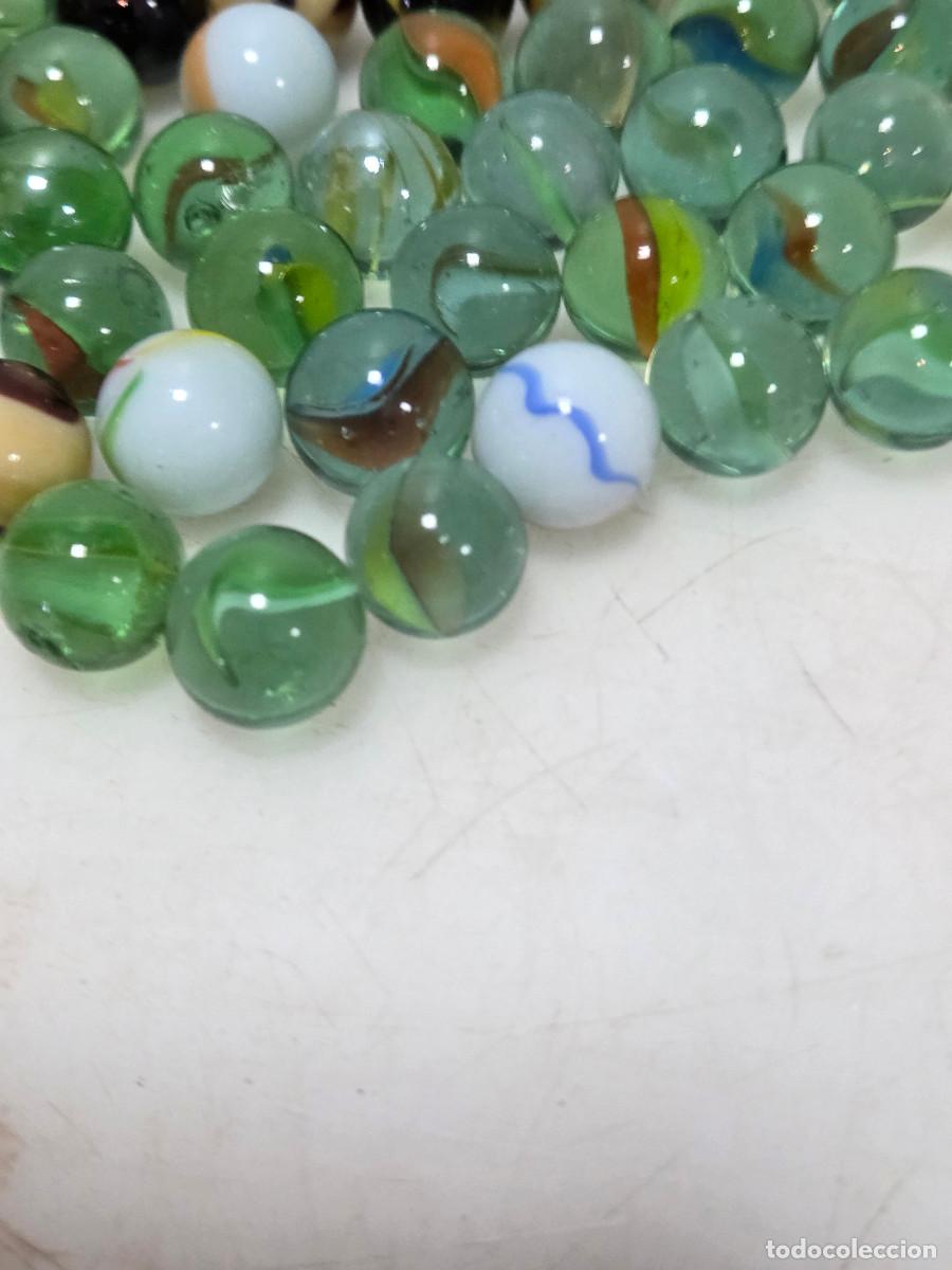 Vintage: 93 canicas de cristal muranos - Foto 3