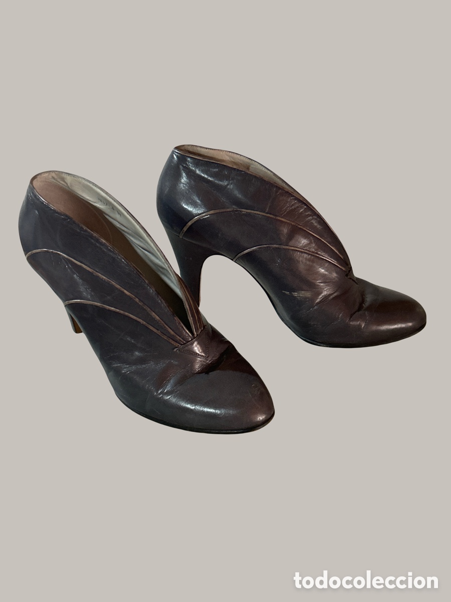 Vintage: Zapatos vintage margarita nuez 37