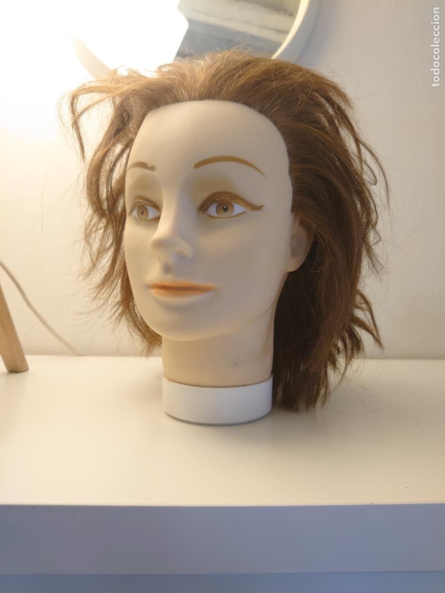 Vintage: CABEZA DE MANIQU&Iacute; PELUQUER&Iacute;A