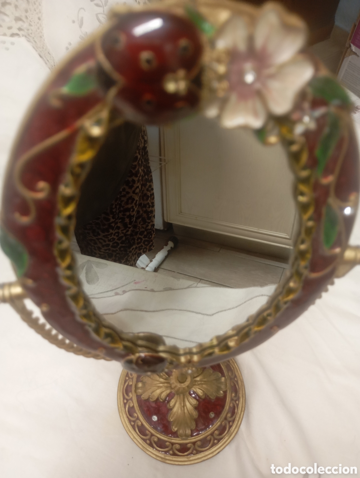 Vintage: Espejo decorativo de mesa,basculante - Foto 4