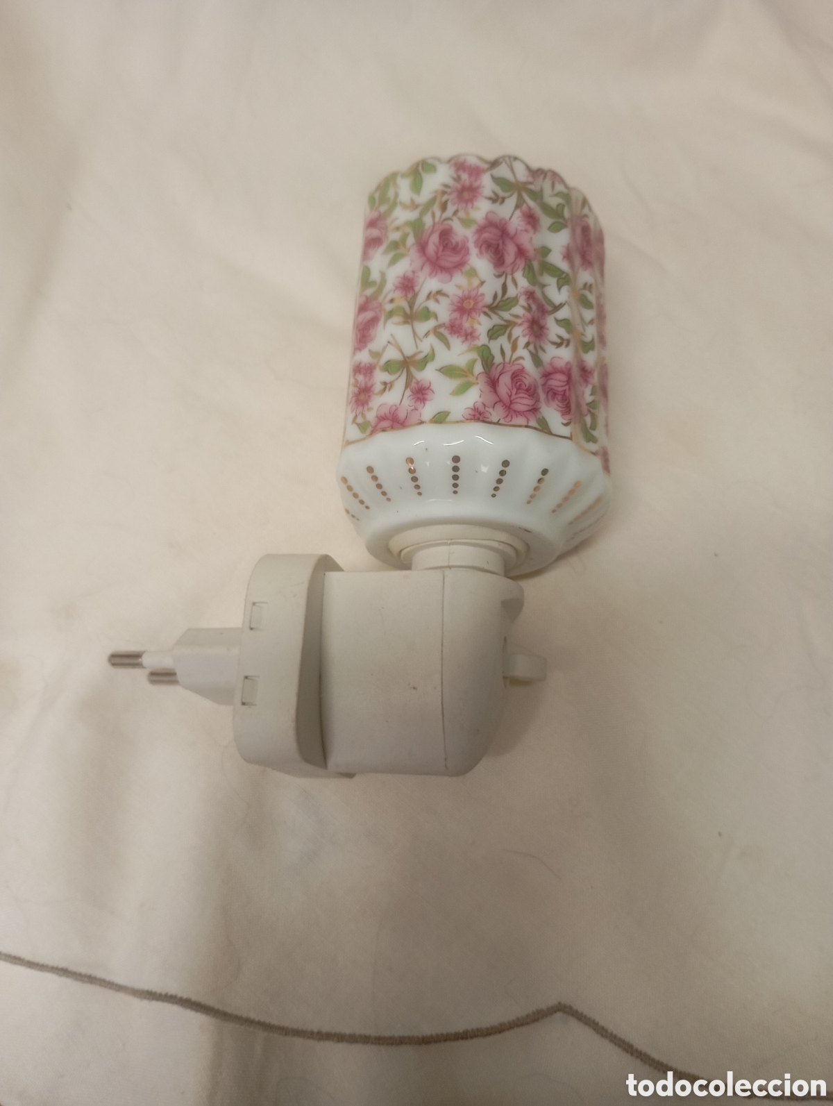 Vintage: Porta l&aacute;mparas con enchufe