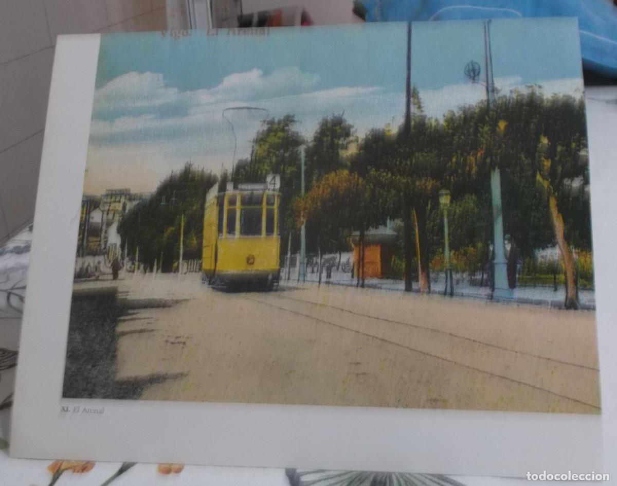 Vintage: fotografia tranvia en el Arenal Vigo