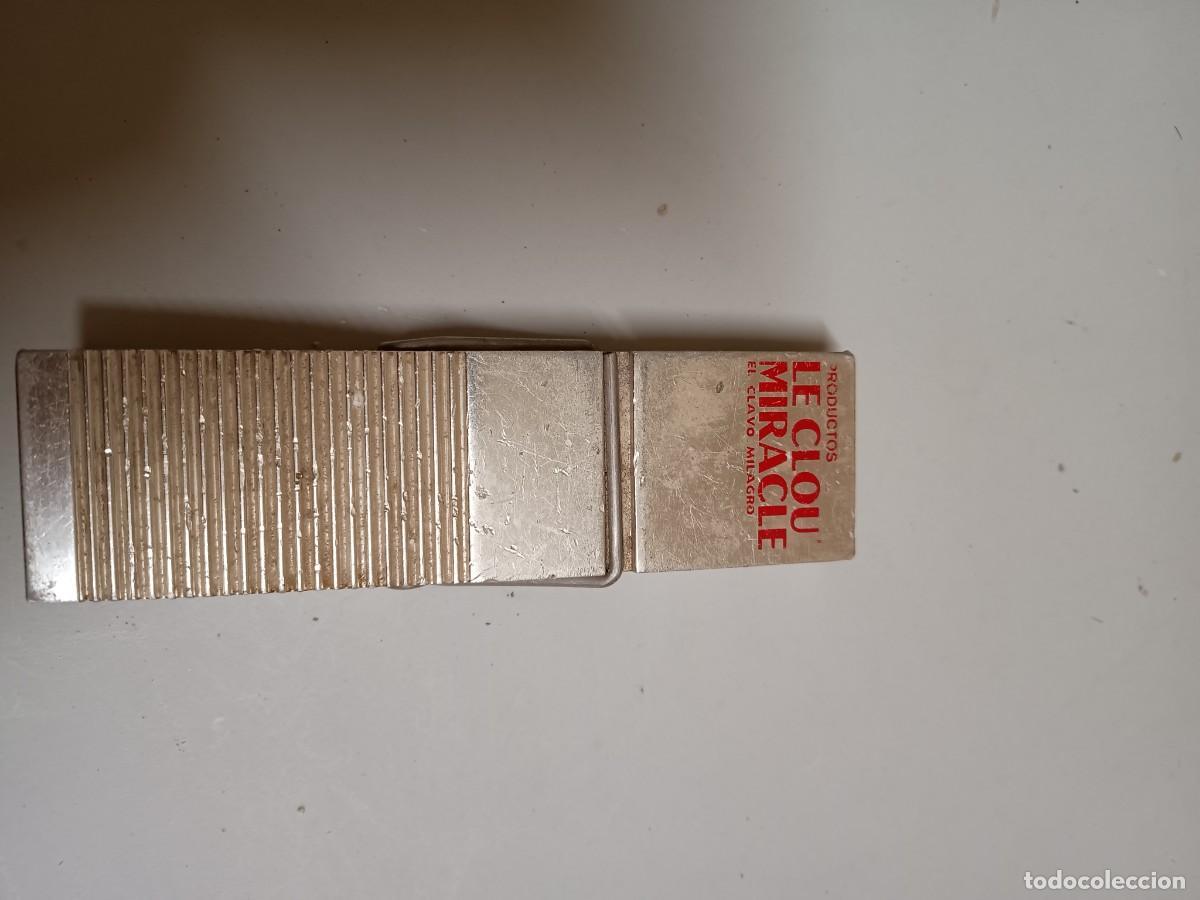 Vintage: PINZA DE GRAN TAMA&Ntilde;O PARA ESCRITORIO,. PORTANOTAS, SUJETAPAPELES. CON PUBLICIDAD.