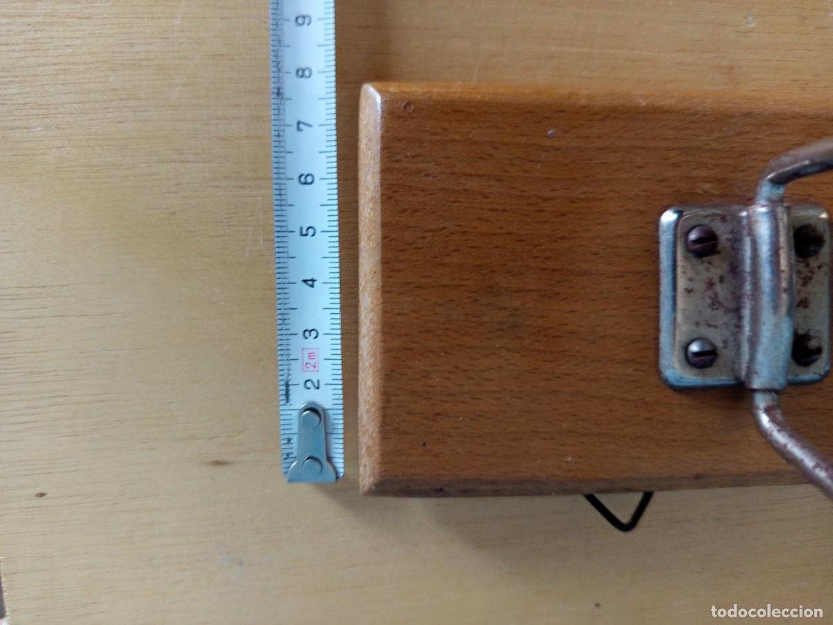 Vintage: Perchero de pared con base de madera y 4 ganchos.Vintage - Foto 14