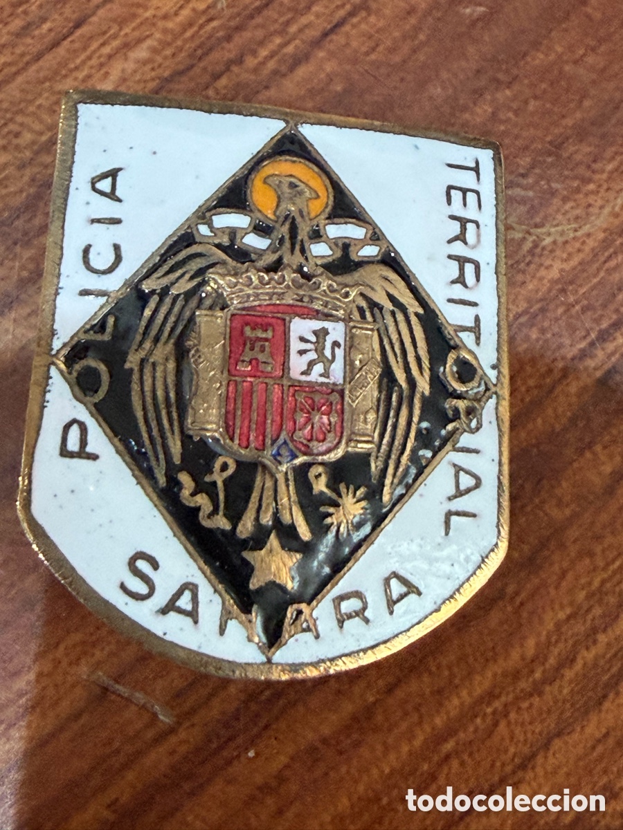 Vintage: Distintivo Polic&iacute;a Territorial del S&aacute;hara