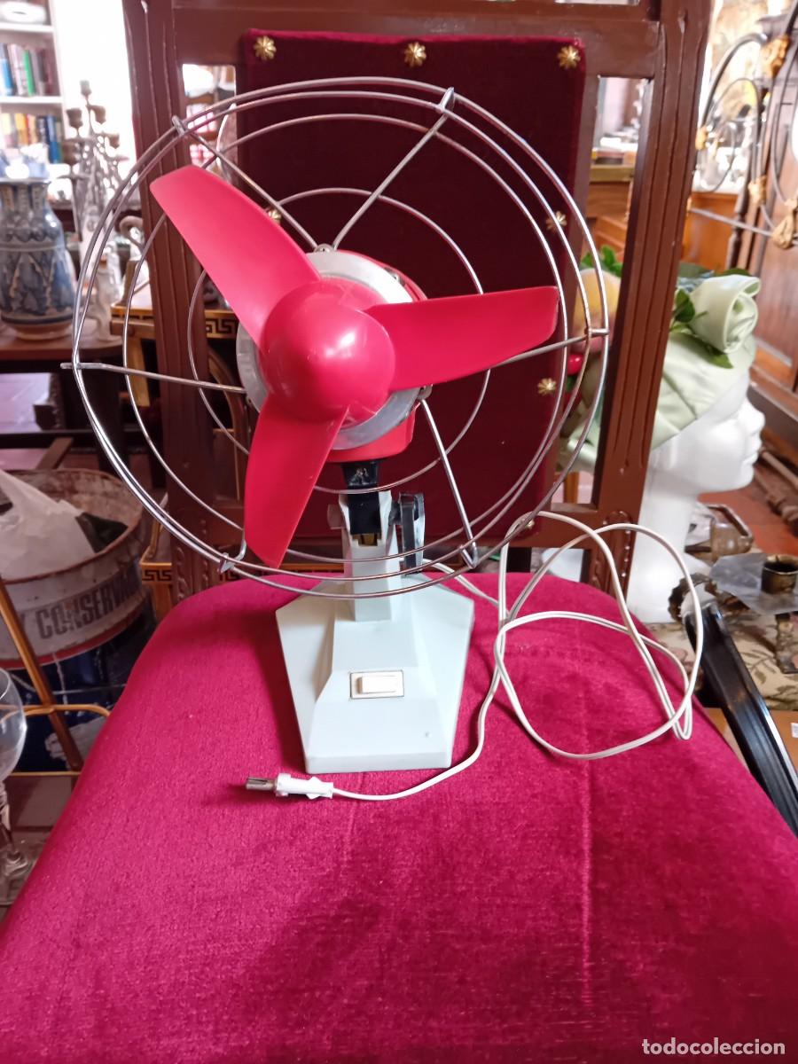 Vintage: Ventilador marca fuego modelo 907, d&eacute;cada de los 70 funcionando