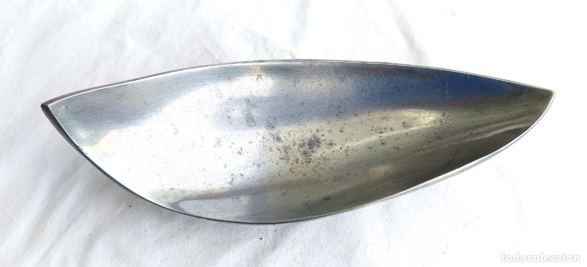 Vintage: Magn&iacute;fico vaciabolsillos de alumnio plateado &ndash; Francia &ndash; Finales SXX