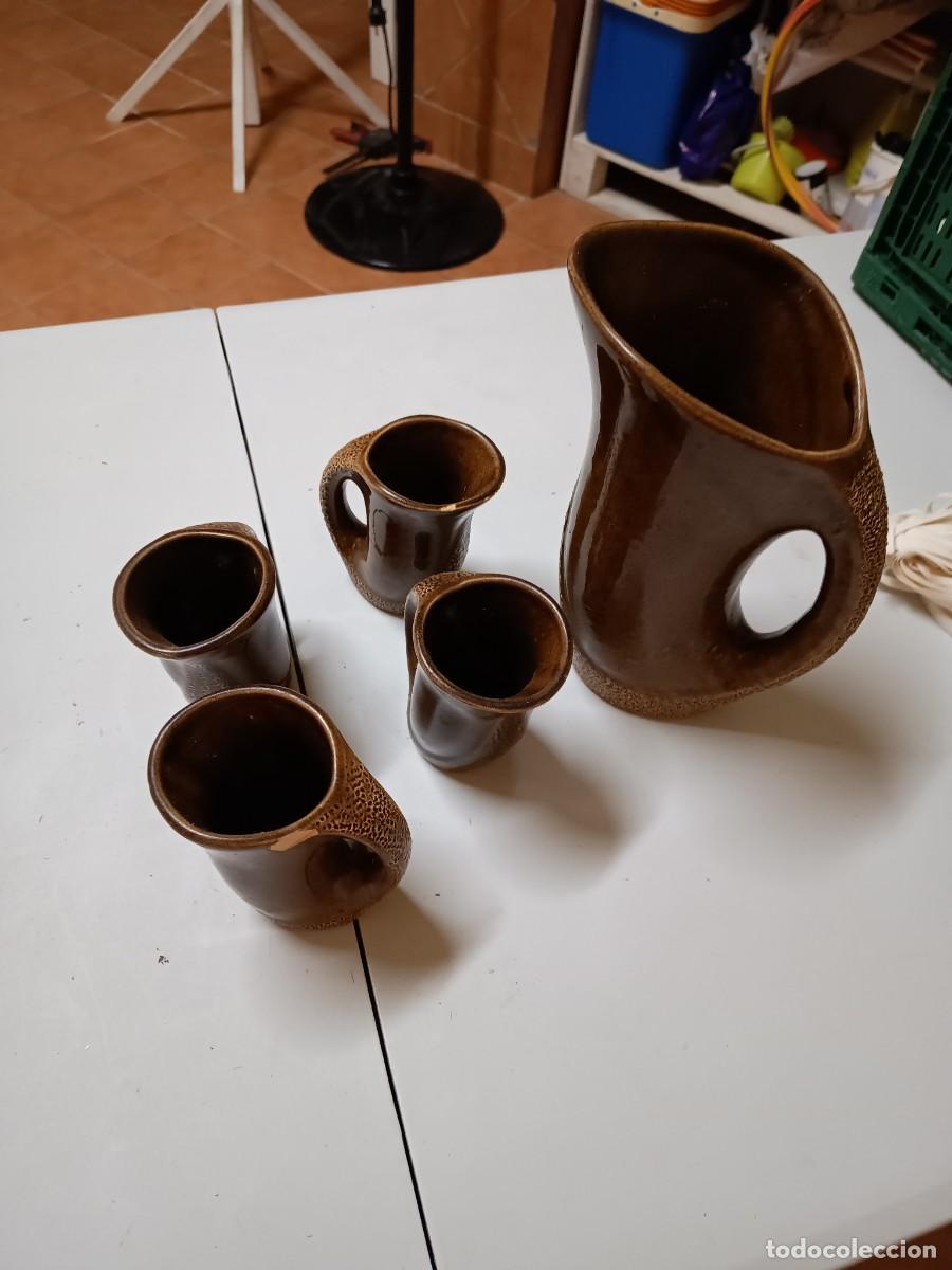 Vintage: Jarra y 4 vasos tipo jarra vintage - Foto 1