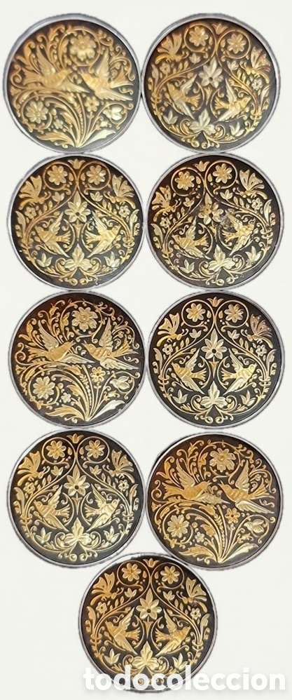 Vintage: Colecci&oacute;n &ldquo;Aves y Flores de Toledo&rdquo; &ndash; Damasquinado Toledano Artesanal