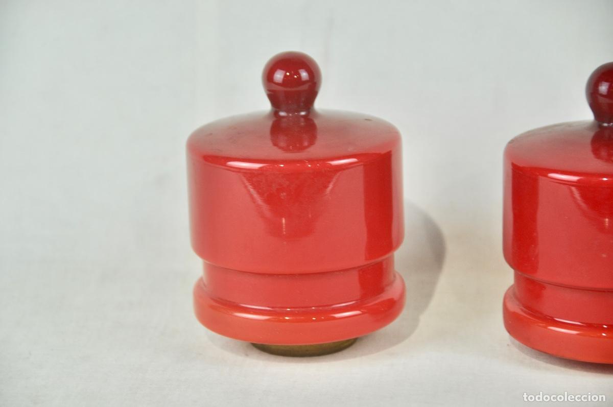 Vintage: Dos Tulipas de color rojo - Foto 3