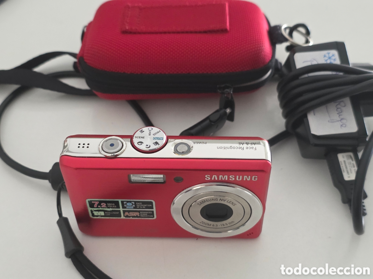 Vintage: Samsung L730 roja c&aacute;mara digital compacta completa