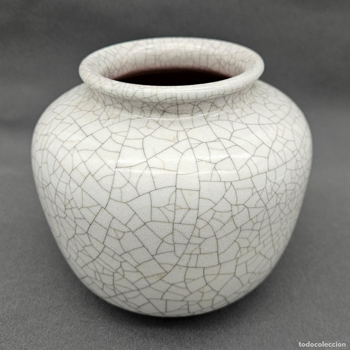 Vintage: Florero vintage de Friedgard Glatzle para la Karlsruher Majolika. 1949