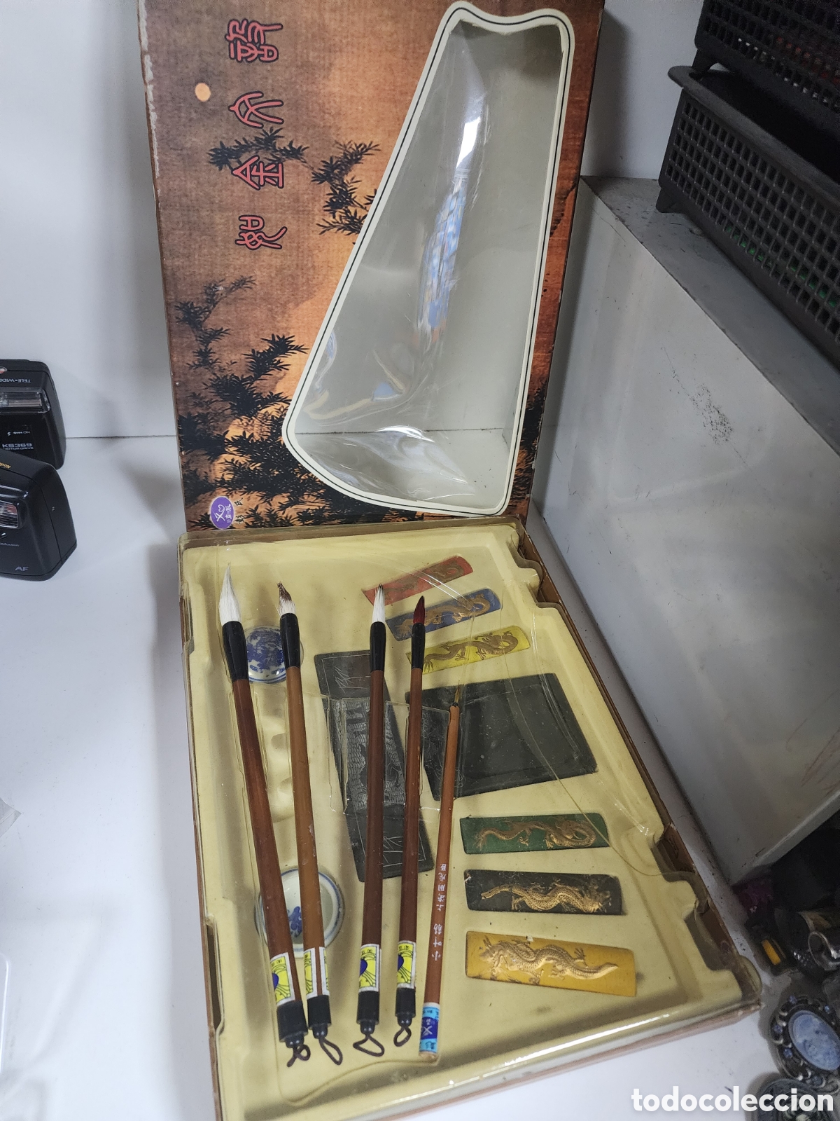 Vintage: Lote tinta china variado