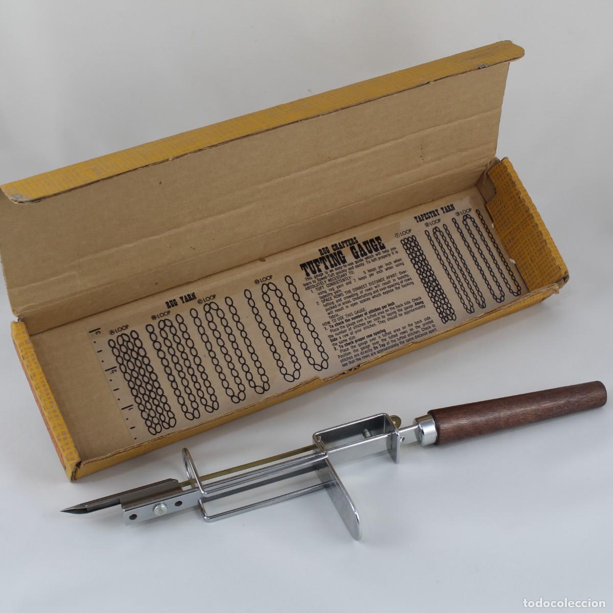 Vintage: Herramienta Tufting Vintage Rug Crafters A&ntilde;os 70 para Alfombras y tapices