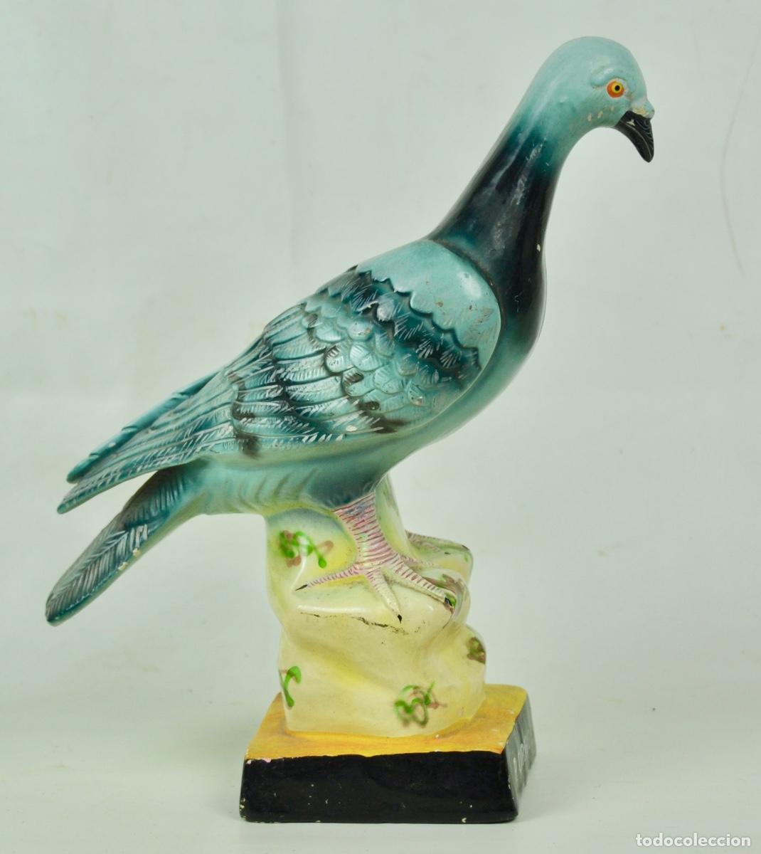 Vintage: Figura paloma mensajera