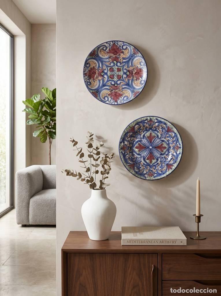 Vintage: PAREJA DE PLATOS DECORATIVOS