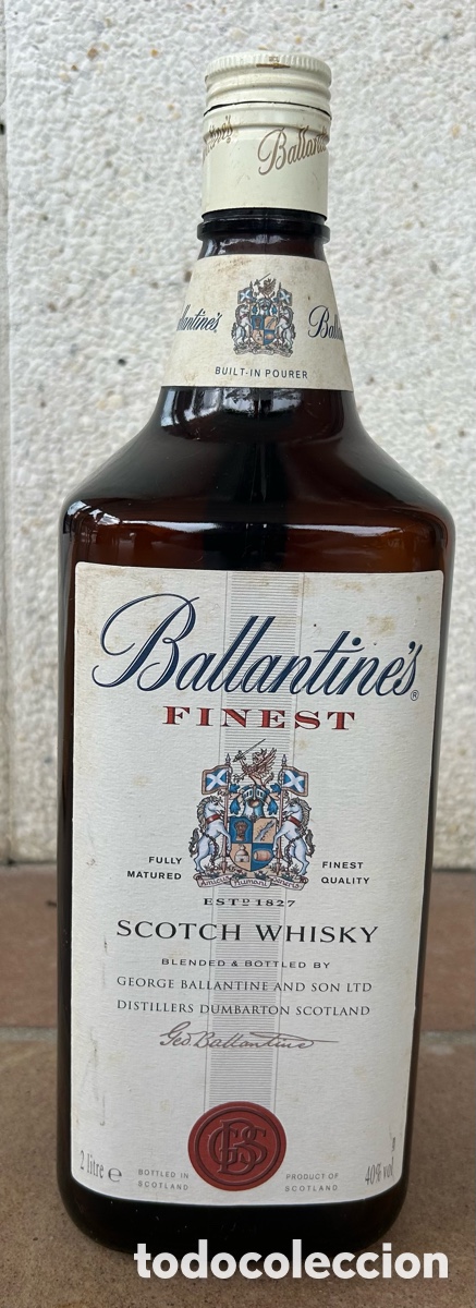 Vintage: Botella Ballantine&rsquo;s 2 L