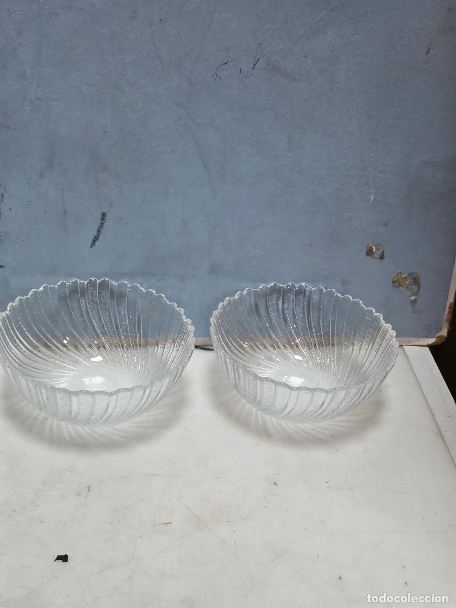 Vintage: 2 cuencos de cristal vintage