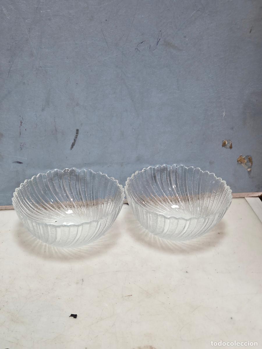 Vintage: 2 cuencos de cristal vintage