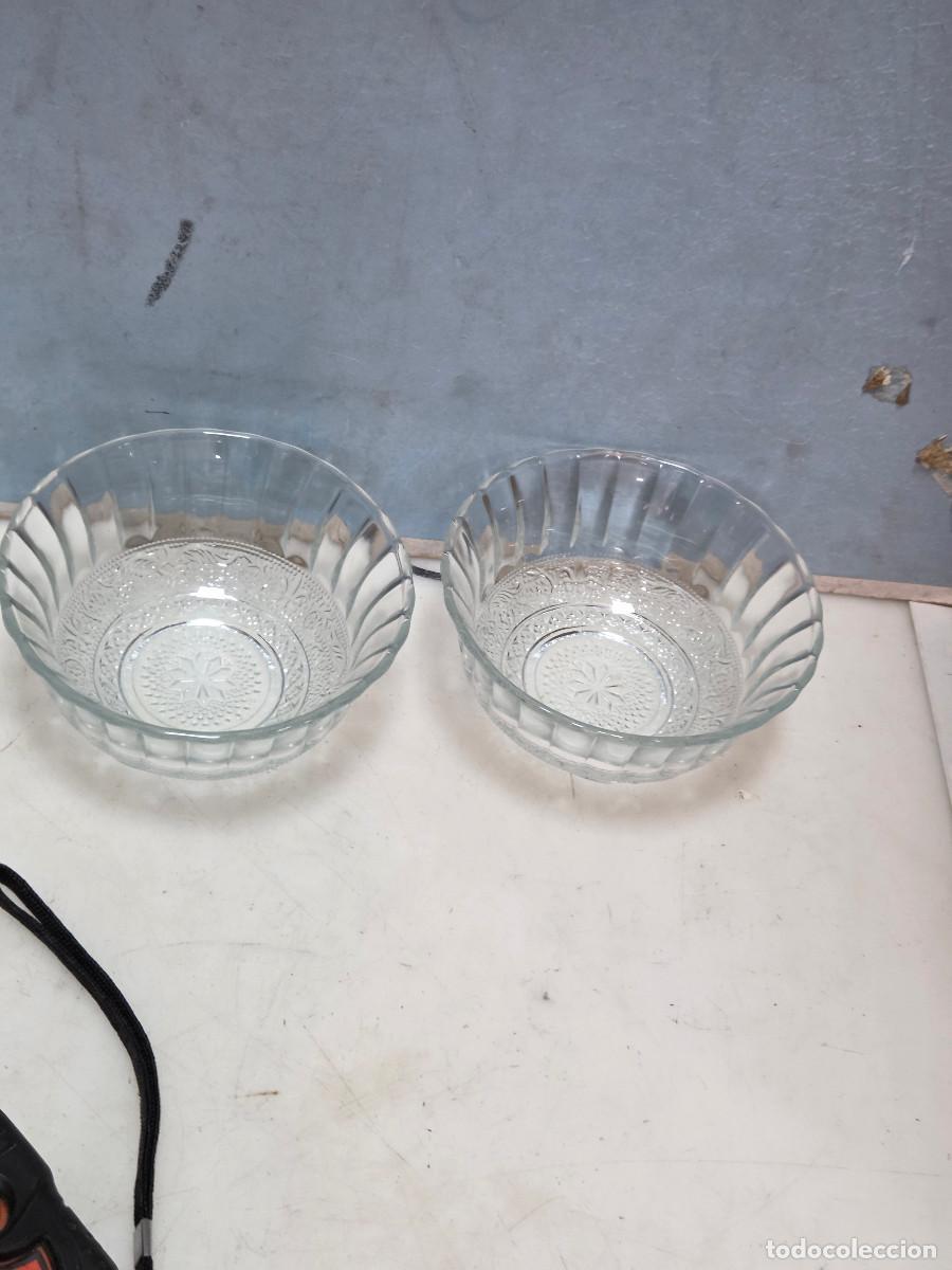 Vintage: 2 cuencos de cristal vintage