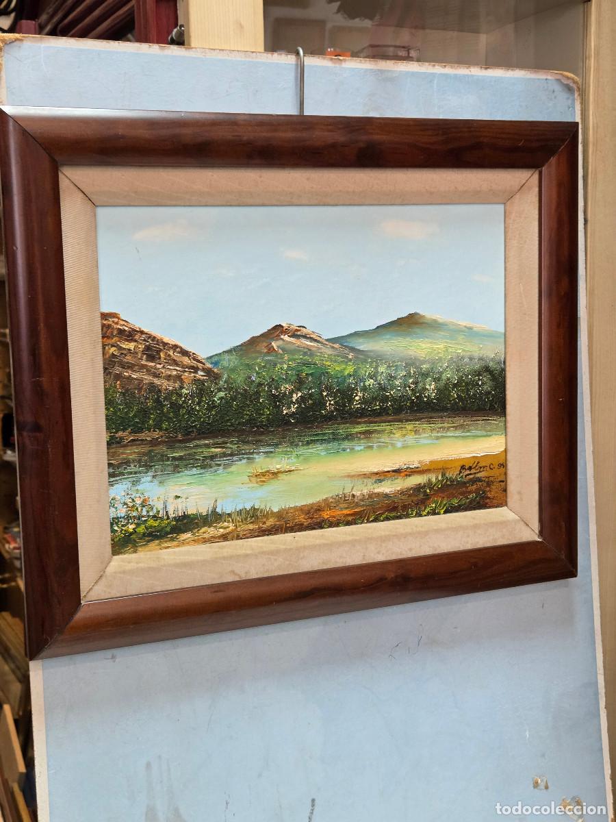 Vintage: cuadro pintado al oleo