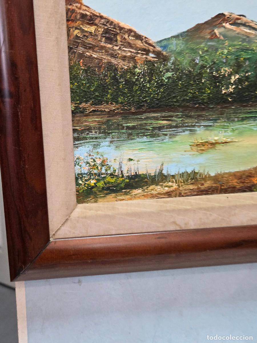 Vintage: cuadro pintado al oleoc portes 7&euro; - Foto 2