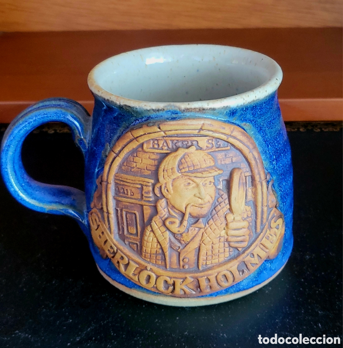 Vintage: Taza cer&aacute;mica Sherlock holmes