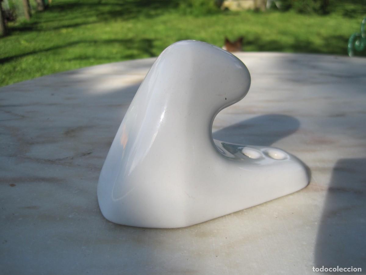 Vintage: COLGADOR DE PORCELANA PARA BA&Ntilde;O - PERCHERO TOALLA - A&Ntilde;OS 60