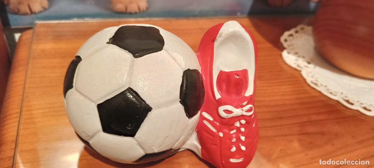 Vintage: Hucha escayola pintada a mano