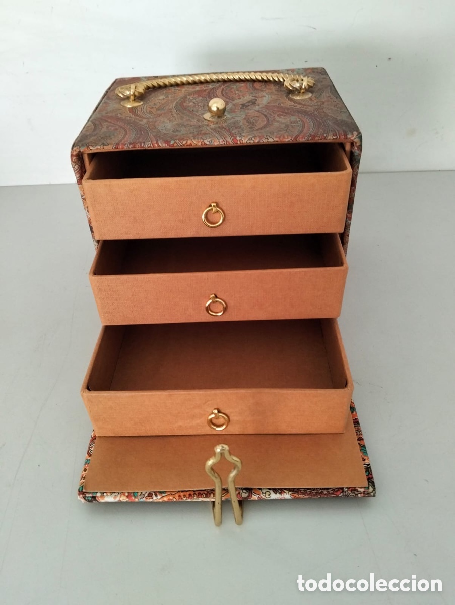 Vintage: Caja joyero vintage a&ntilde;os 70