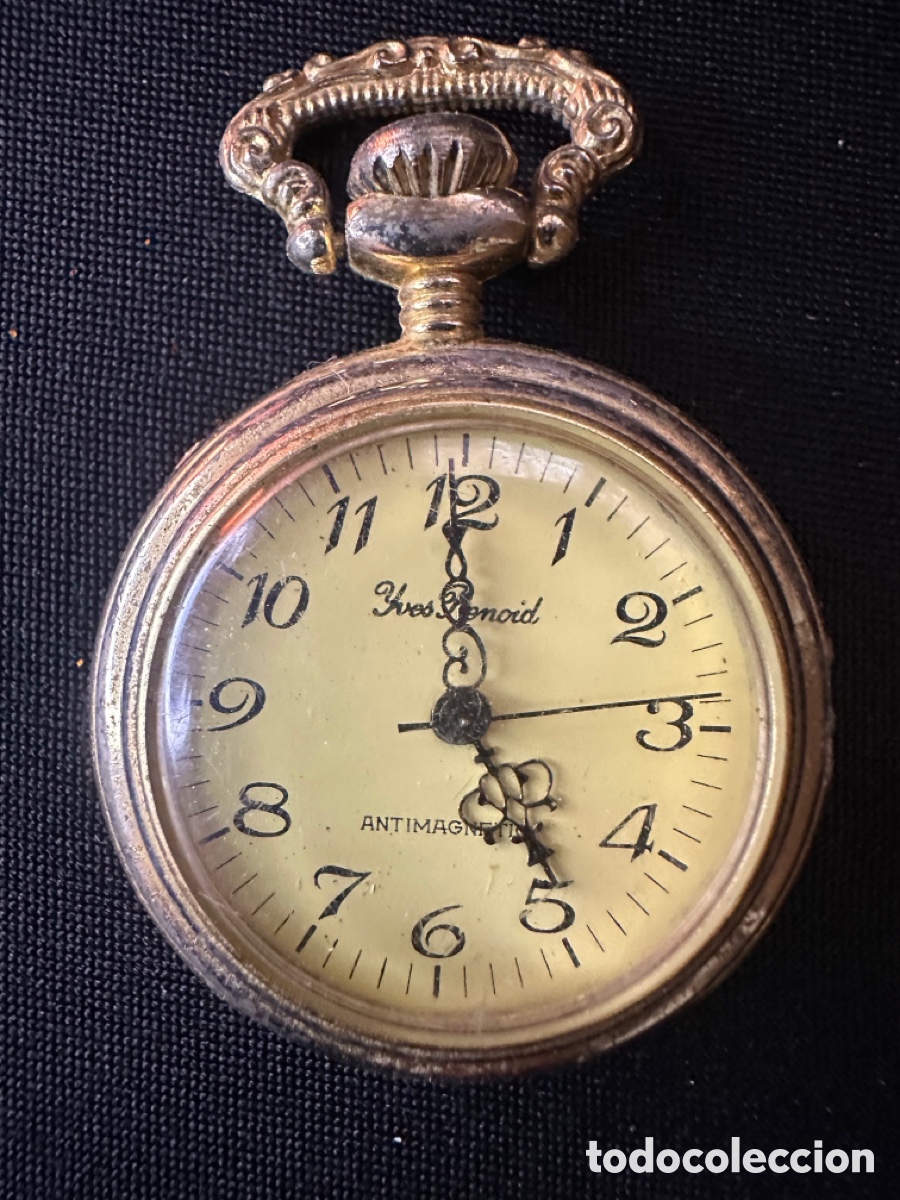Vintage: reloj de bolsillo vintage de la marca Yves Renaud