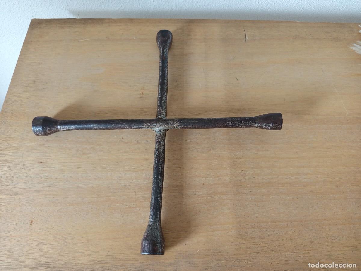 Vintage: Llave de 4 brazos llave de tubo antigua origen Alemania