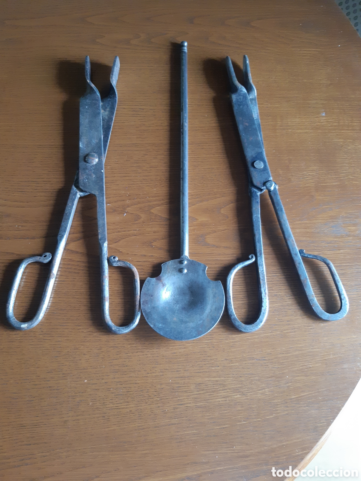 Vintage: Utensilios antiguos para chimenea - Foto 2