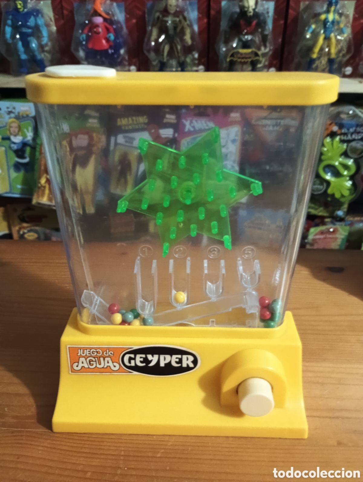 Vintage: JUEGO AGUA GEYPER VARIANTE MAS DIFICIL AMARILLO JUEGO ESTRELLA