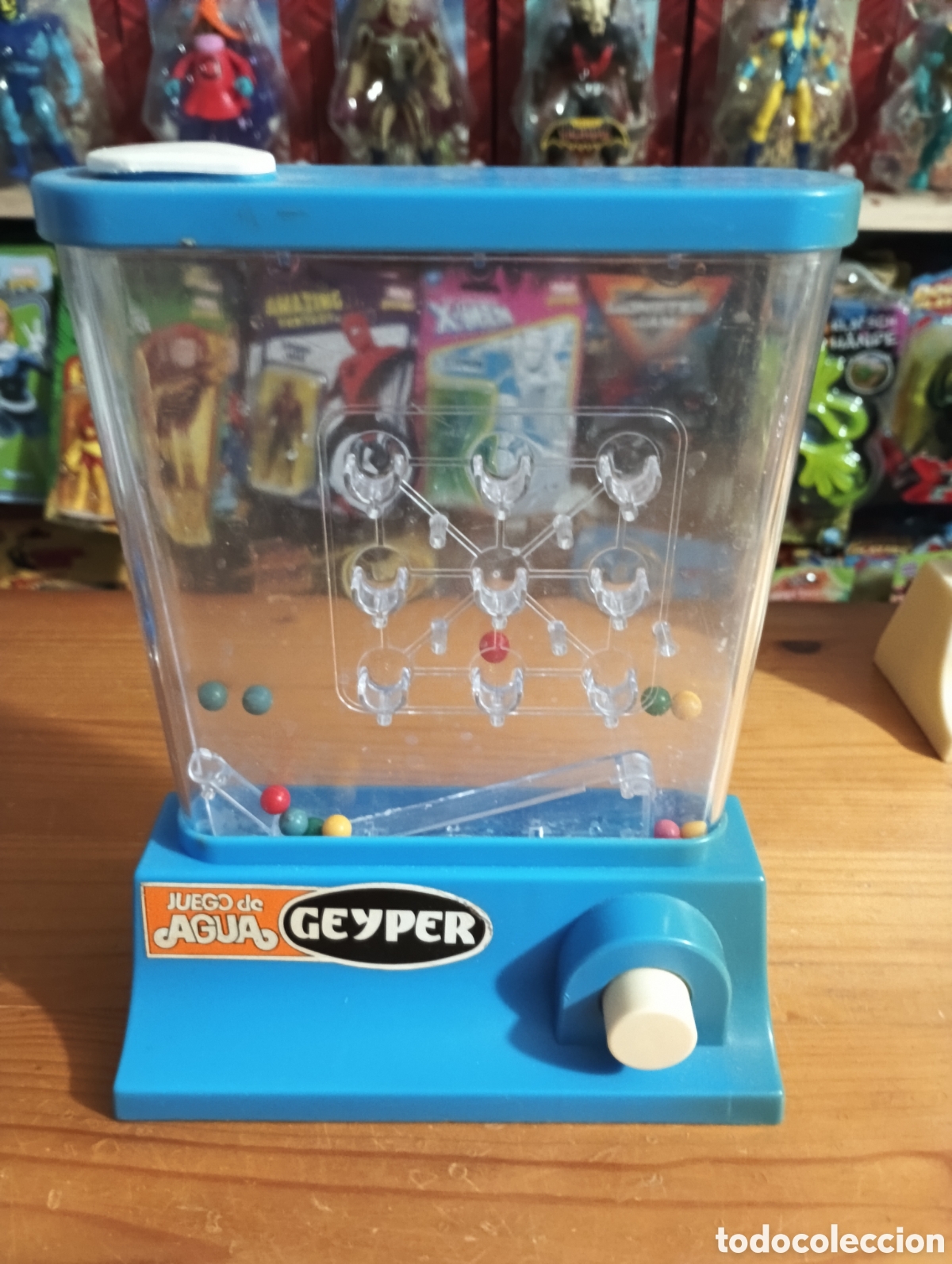 Vintage: JUEGO AGUA GEYPER TRES EN RAYA PERFECTO ESTADO
