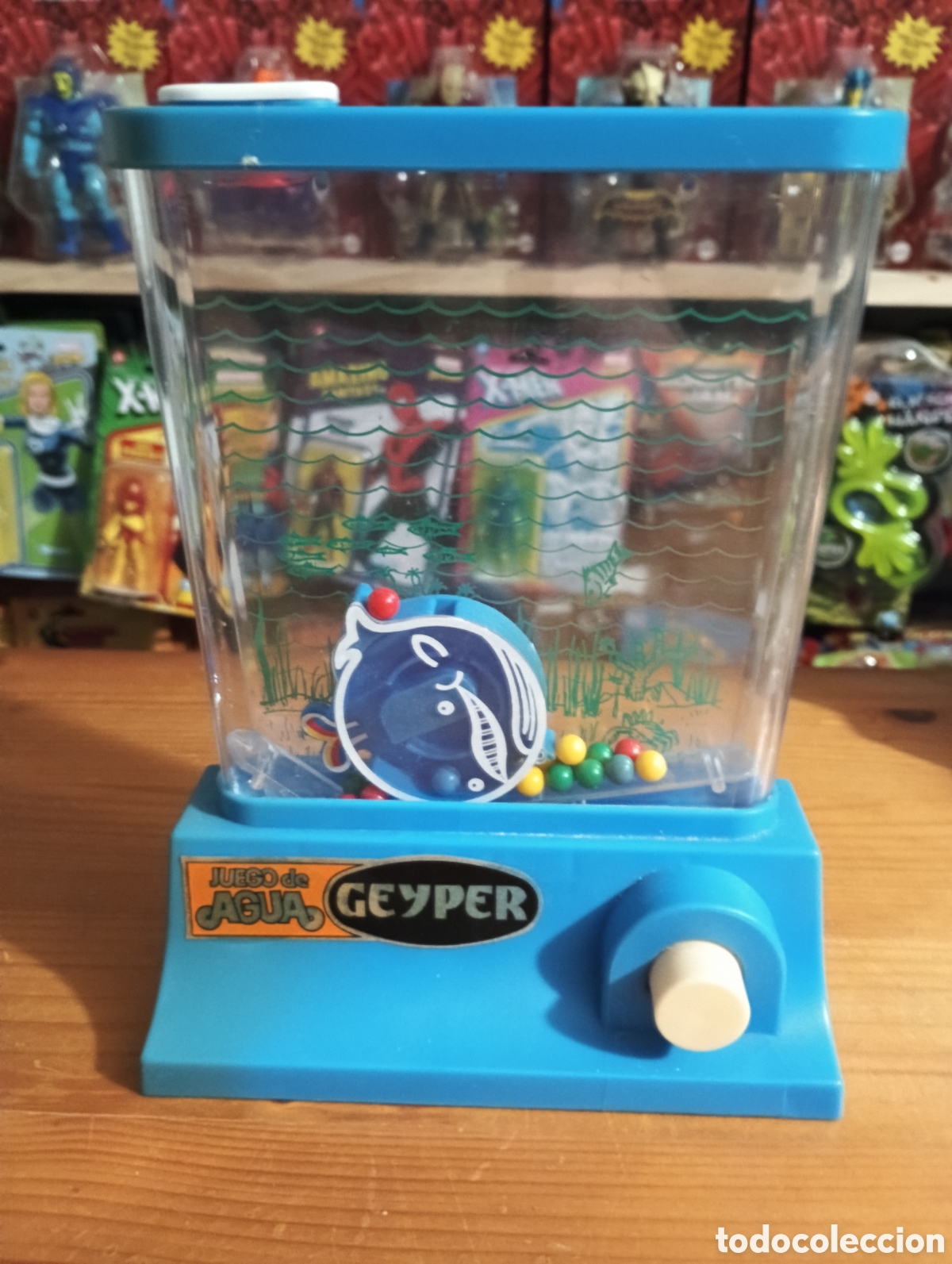 Vintage: JUEGO AGUA GEYPER BALLENA PERFECTO ESTADO