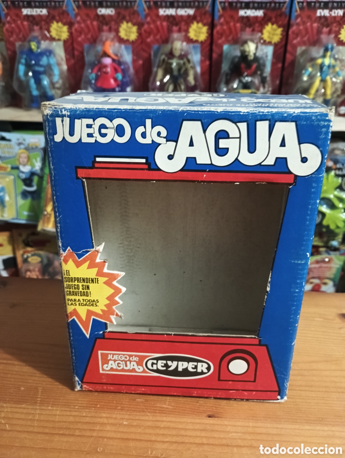 Vintage: CALA VACIA JUEGO AGUA GEYPER PERFECTO ESTADO CON SE&Ntilde;ALES DE USO DEL TIEMPO