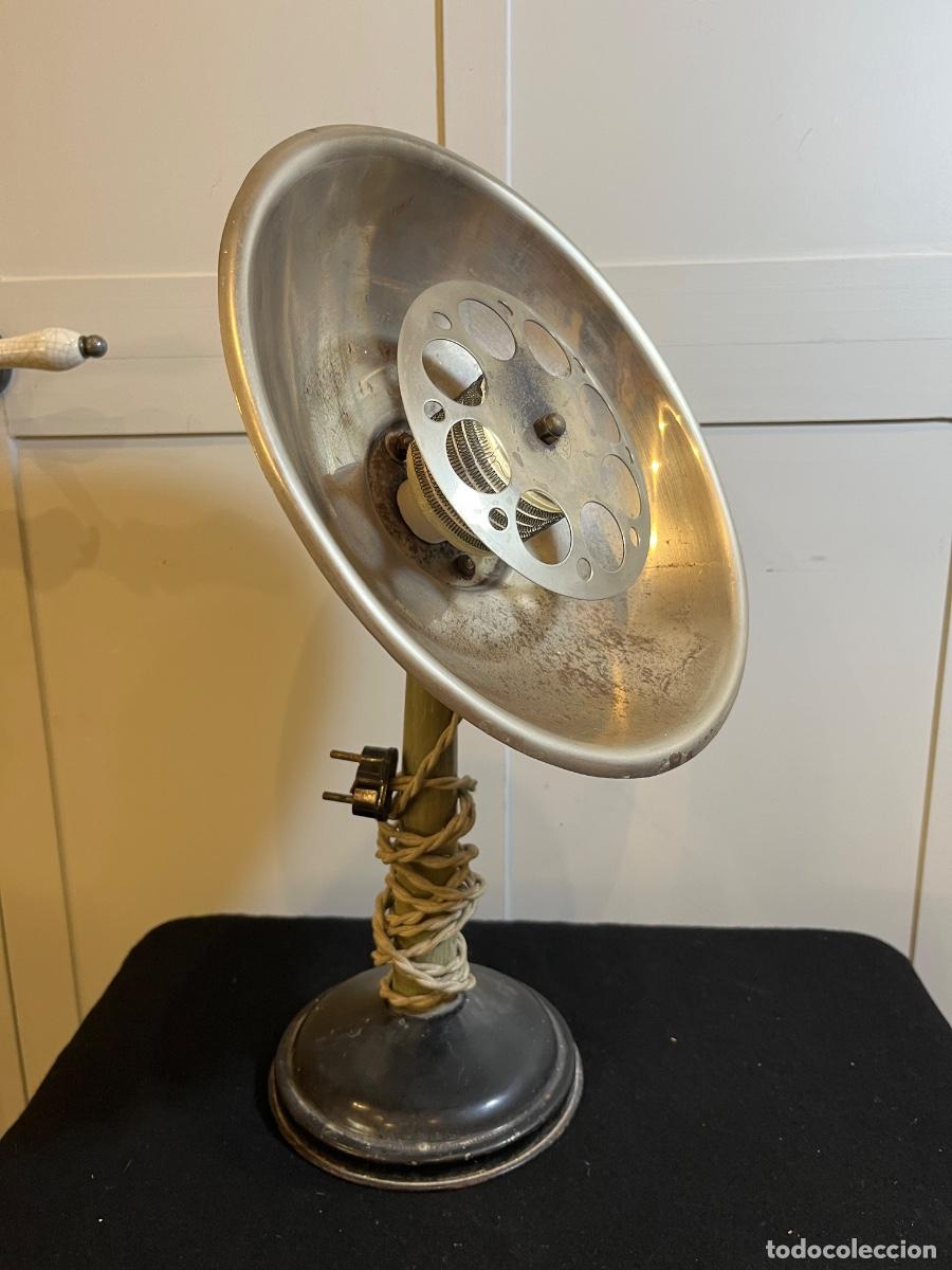 Vintage: Estufa el&eacute;ctrica de par&aacute;bola vintage industrial a&ntilde;os 40 50 retro calefactor antiguo decoraci&oacute;n