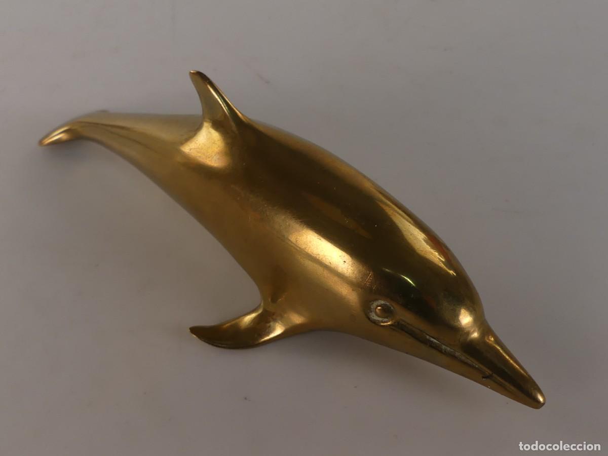 Vintage: PRECIOSA FIGURA DE UN DELFIN HECHA DE BRONCE MARCA ALMAZAN