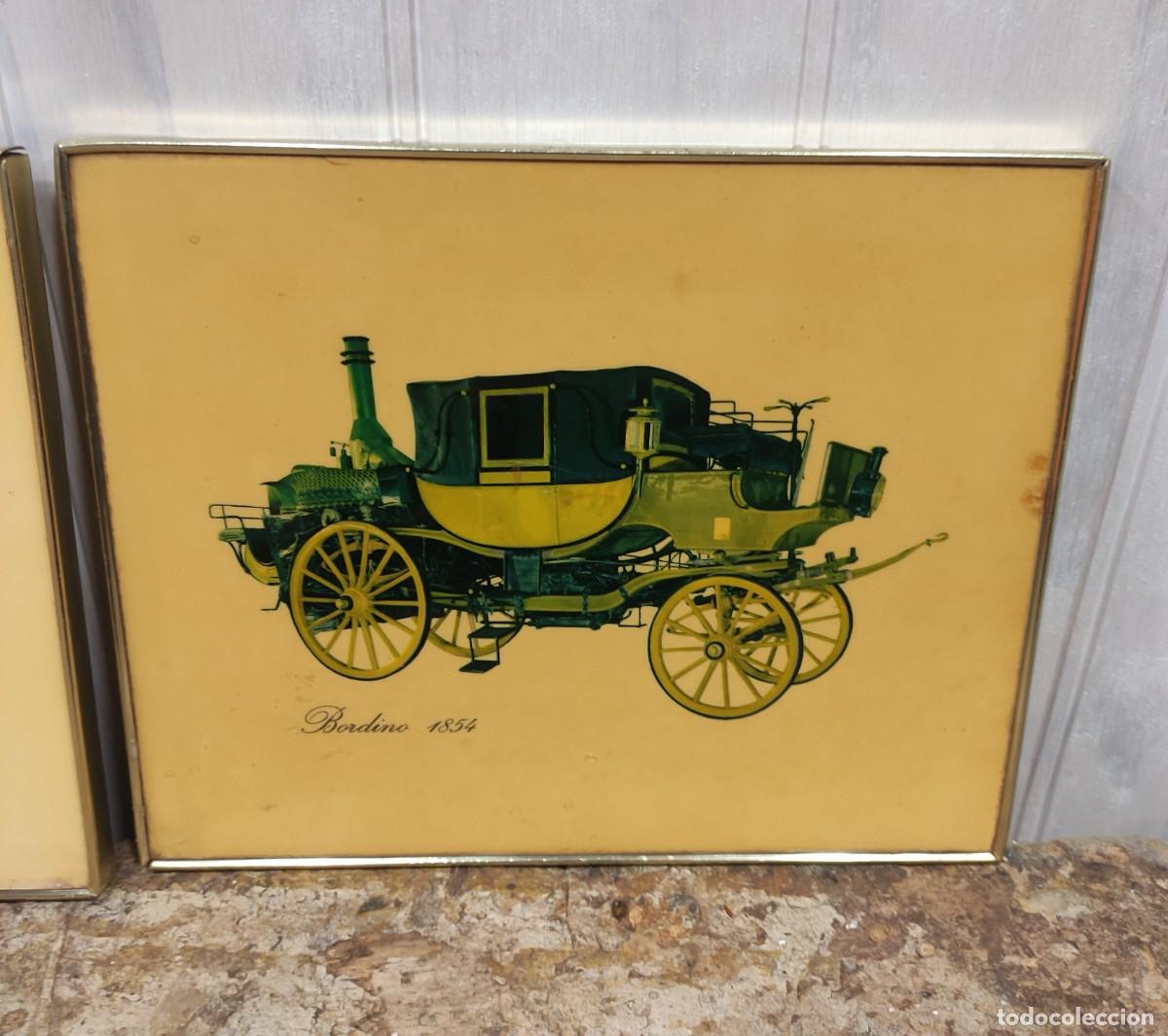 Vintage: 2 cuadros de coches antiguos - Foto 2